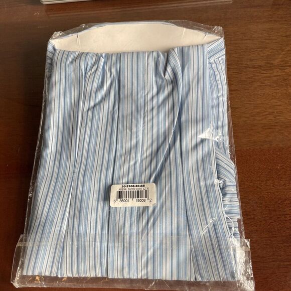 Irideon Striped Arena Show Shirt Long Sleeve Button Up Shirt Equestrian Size 30 - Picture 2 of 4